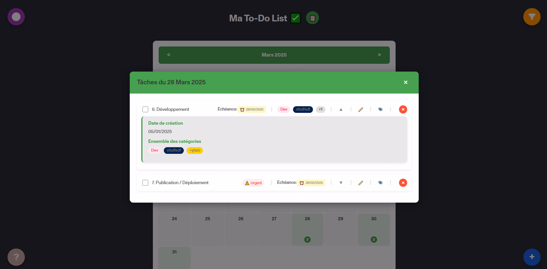 Wan's TodoList : application de gestion de tâches  complète et épurée en React