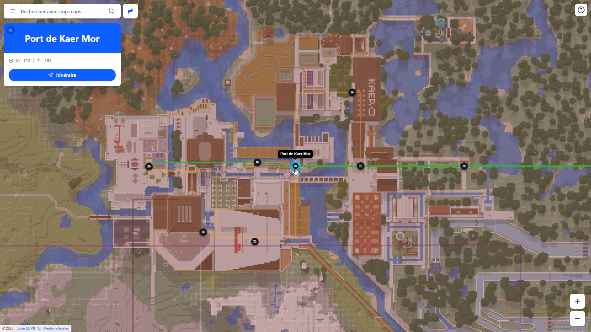 Affichage détaillé d'une station